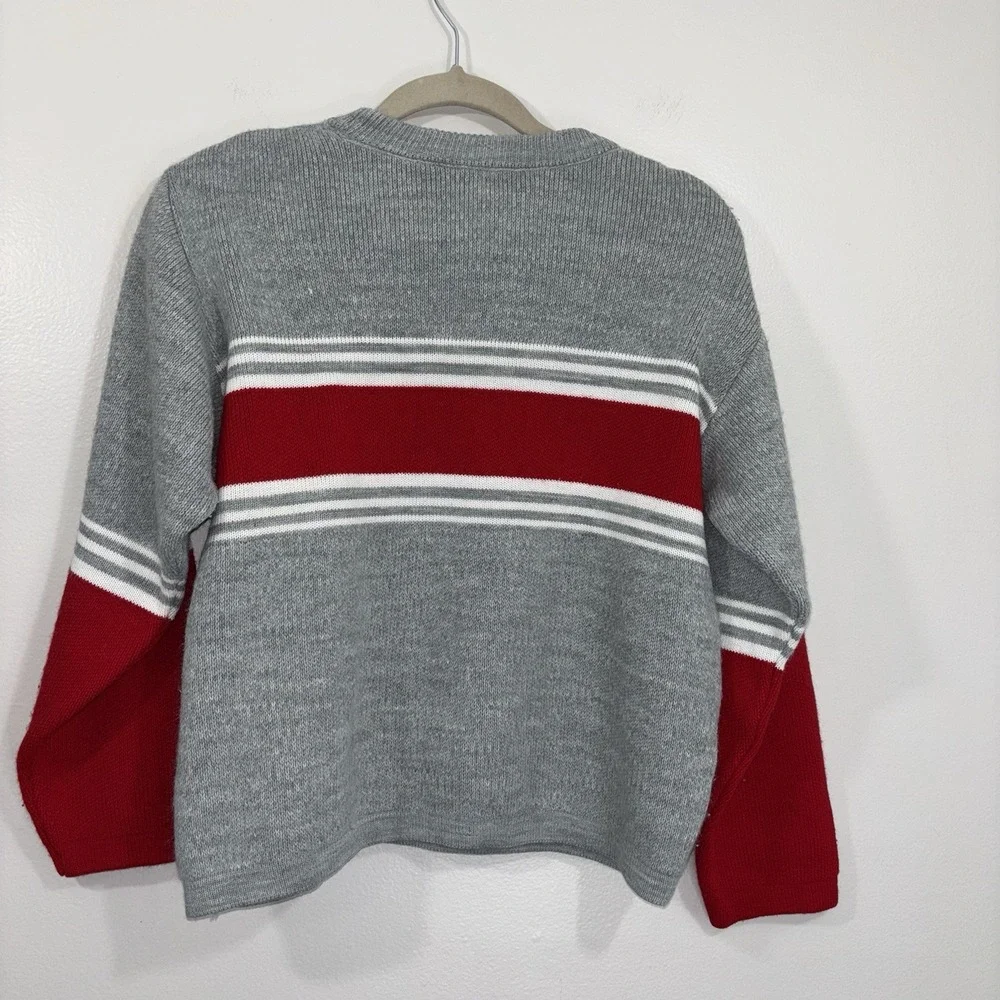 Vintage 90s Ohio State Knit Sweater Kids Size Large 16/18 Or‎ Adult Small OSU